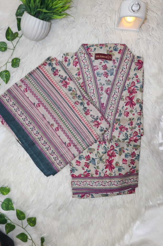 3 Piece Printed Lawn Stitched Suit Collection'2025