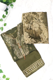 3 Piece Embroidered Lawn Stitched Suit