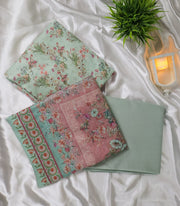 3 Piece Printed Lawn Unstitched Suit Collection'2025